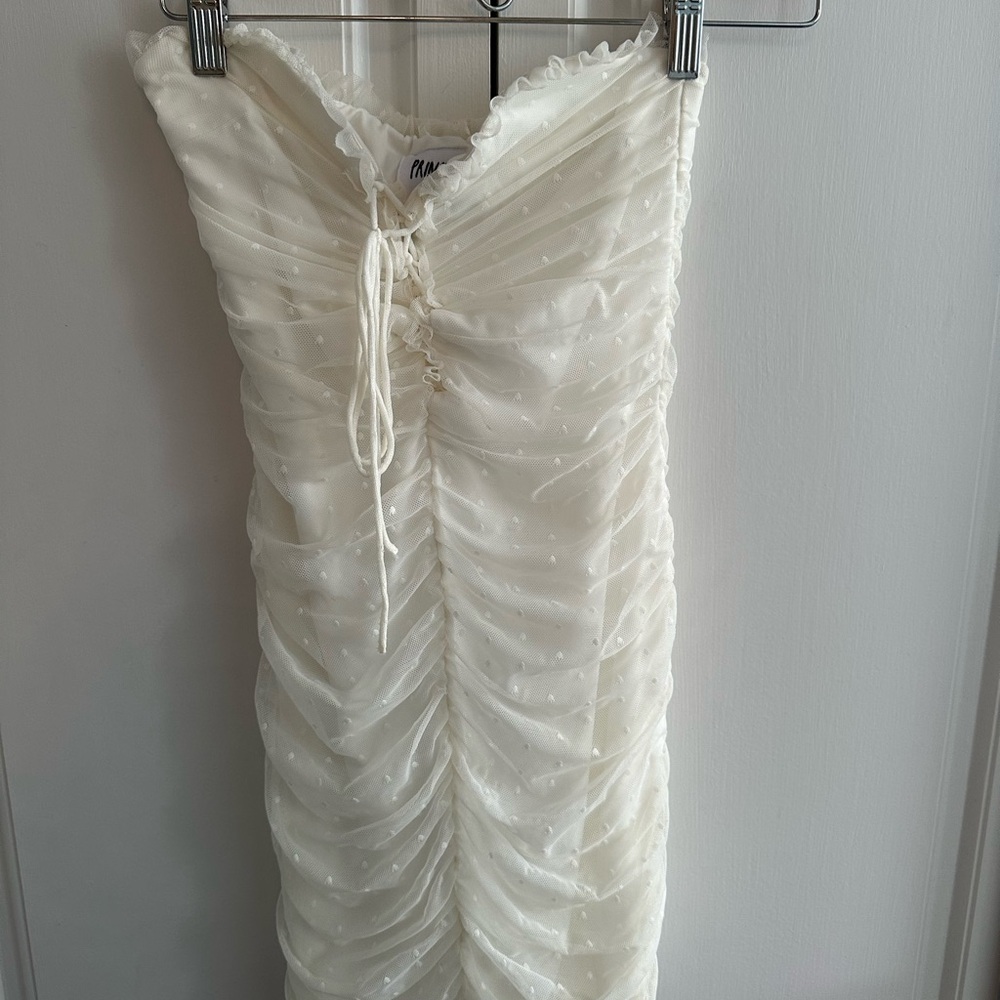 Princess Polly Cream Lace Detail Dress